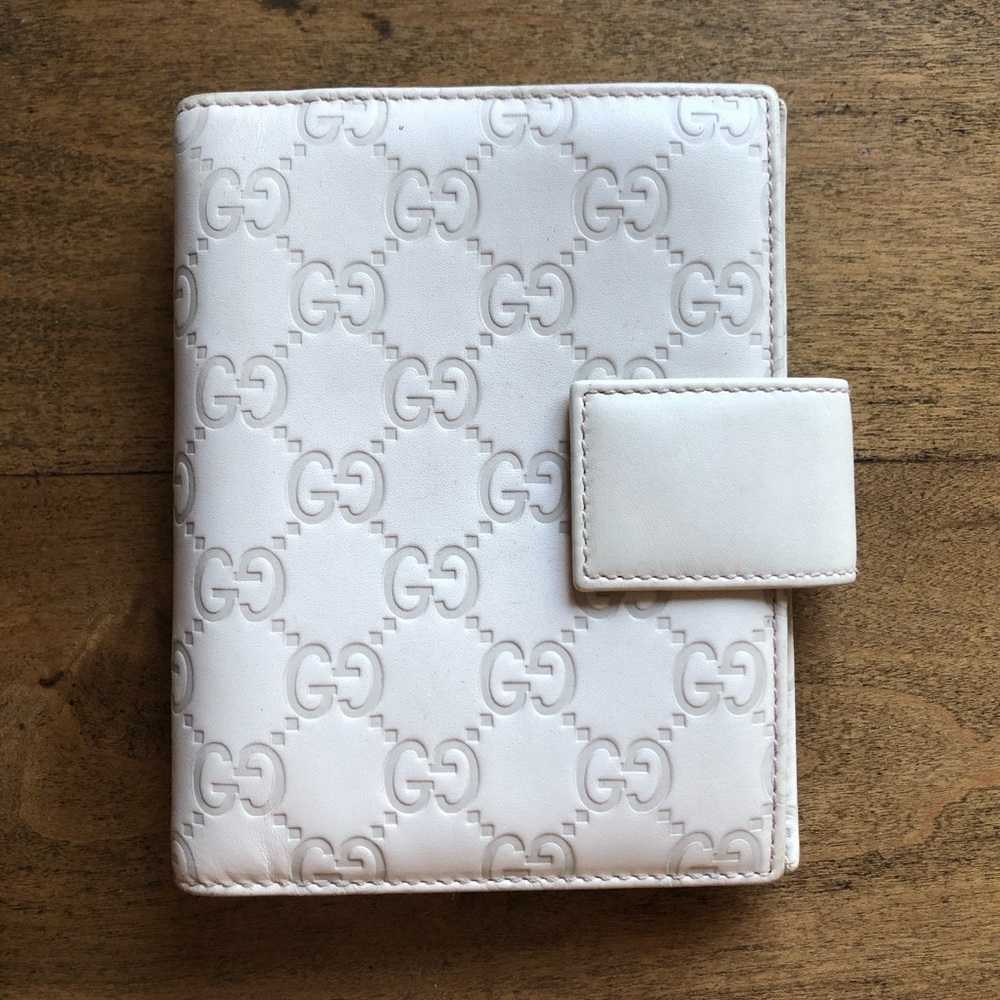 Authentic GUCCI Leather Agenda Cover